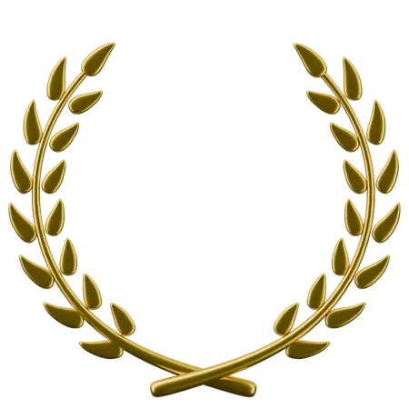 Laurel Wreath  3D Icon