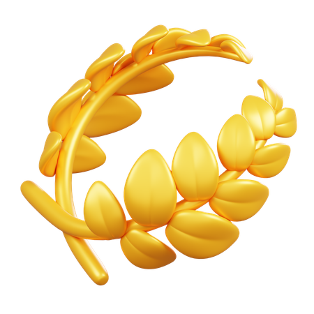 Laurel Wreath  3D Icon