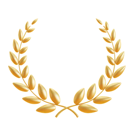 Laurel Wreath  3D Icon