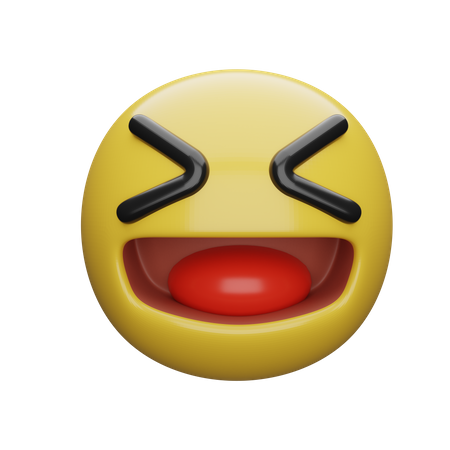 Laut lachen Emoji  3D Emoji