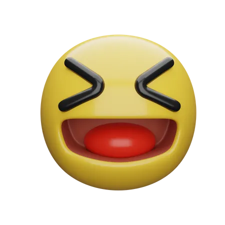 Laut lachen Emoji  3D Emoji