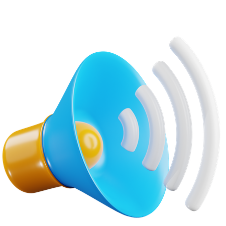 Lautsprecher  3D Icon