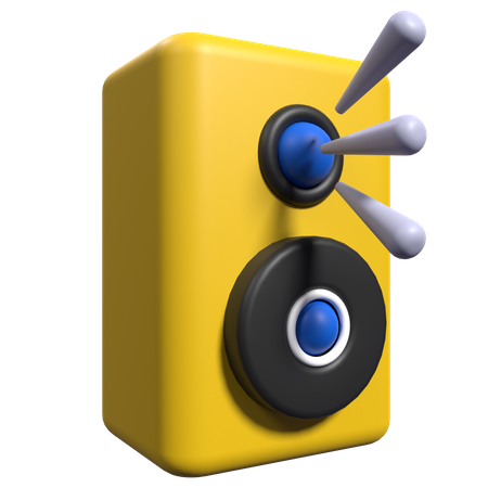 Lautsprecher  3D Icon