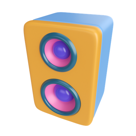 Lautsprecher  3D Icon