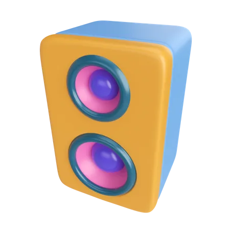 Lautsprecher  3D Icon