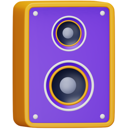 Lautsprecher  3D Icon