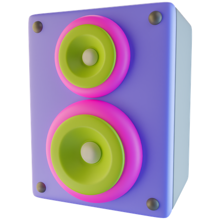 Lautsprecher  3D Icon