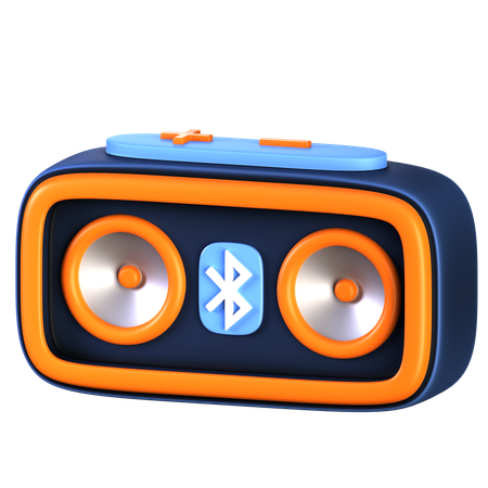 Lautsprecher Bluetooth  3D Icon