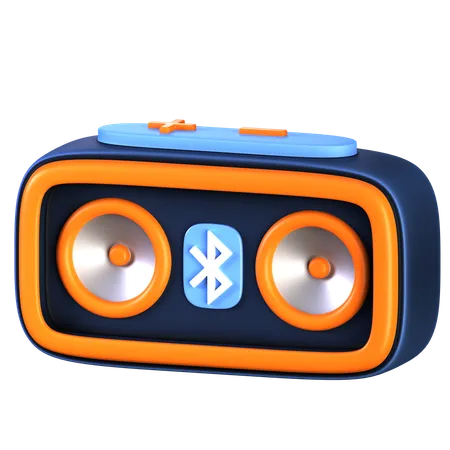 Lautsprecher Bluetooth  3D Icon