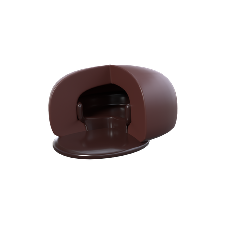 Lava de chocolate  3D Icon
