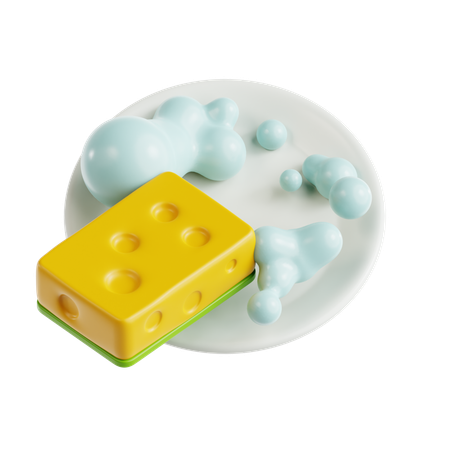 Lavar platos  3D Icon