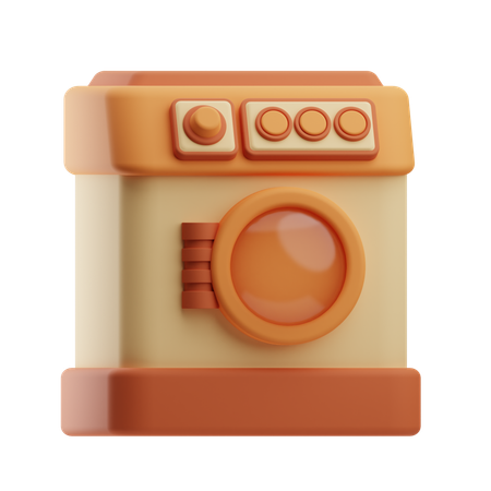 Lavadora  3D Icon