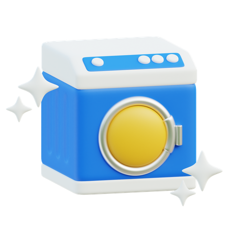 Lavadora  3D Icon