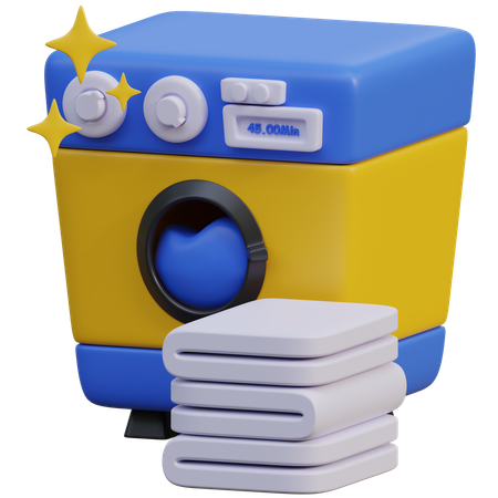 Lavadora  3D Icon
