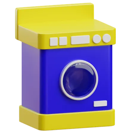 Lavadora  3D Icon