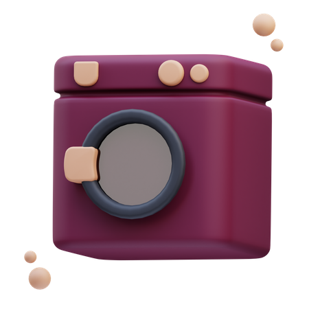 Lavadora  3D Icon