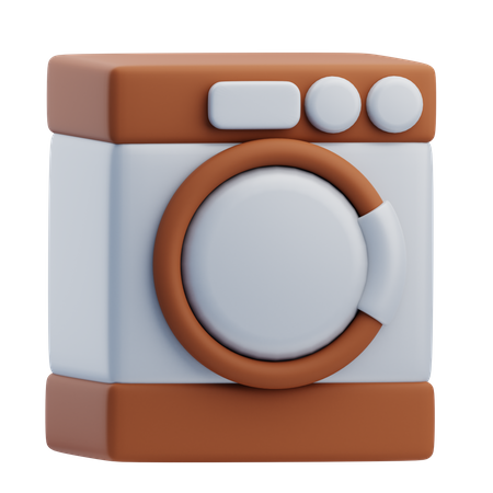 Lavadora  3D Icon