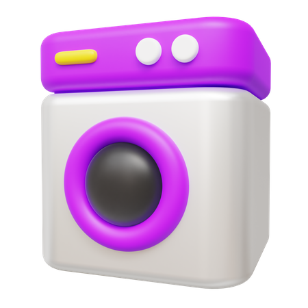 Lavadora estilizada  3D Icon