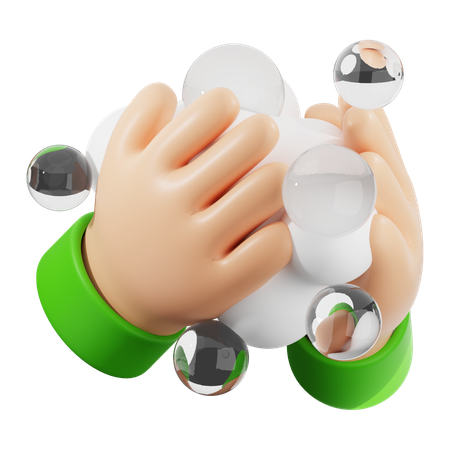 Se laver les mains  3D Icon