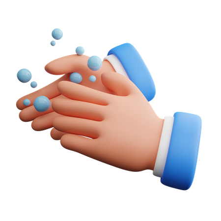 Lavage des mains  3D Icon