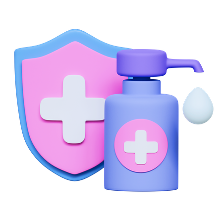 Lavage hygiénique  3D Icon