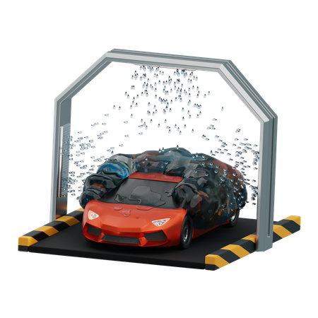 Lavagem de carros  3D Icon