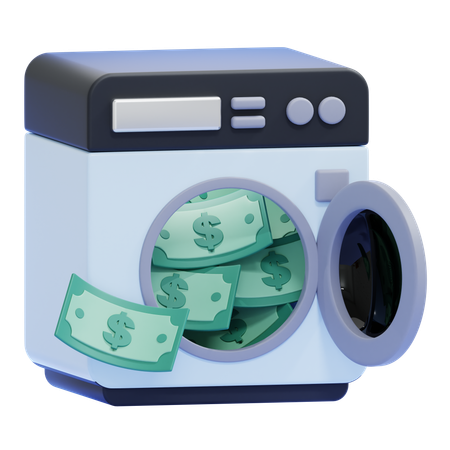Lavagem de dinheiro  3D Icon