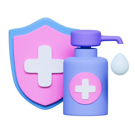 Lavagem de higiene  3D Icon