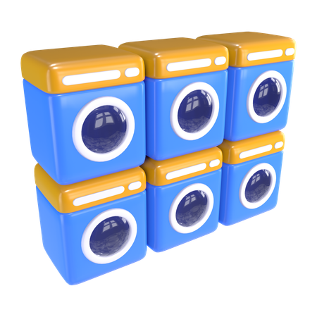 Lavandería  3D Icon