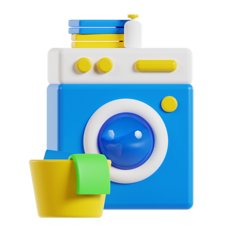 Lavanderia  3D Icon