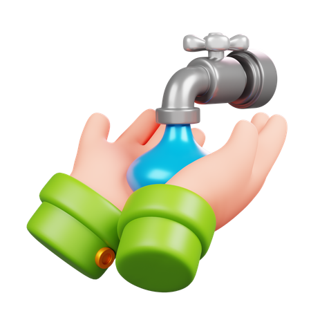 Lavar mão  3D Icon