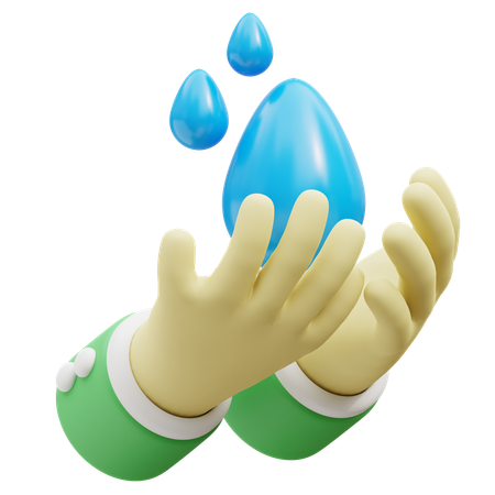 Lavar mão  3D Icon