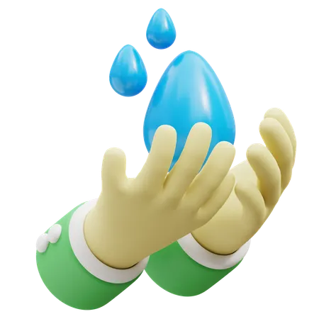 Lavar mão  3D Icon