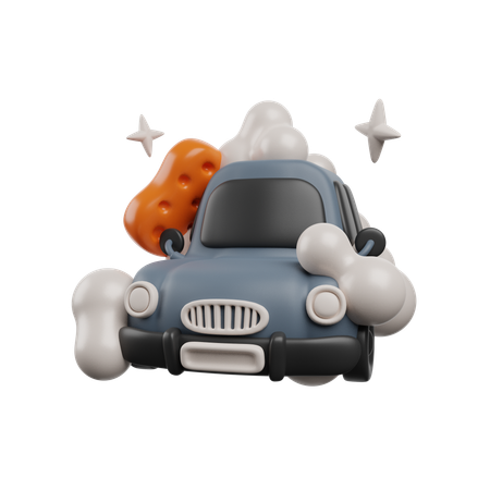 Lavado de coche  3D Icon