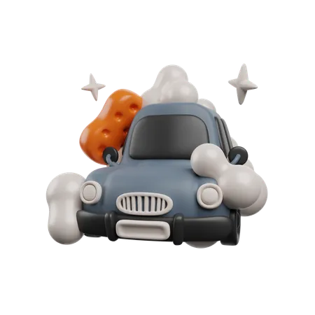 Lavado de coche  3D Icon