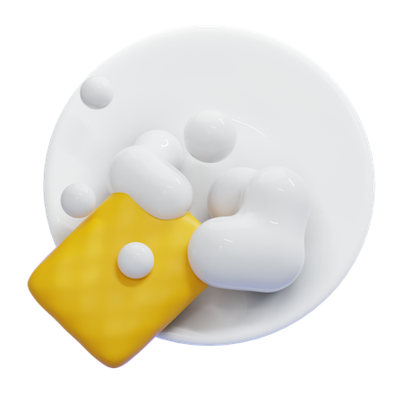 Lavar platos  3D Icon