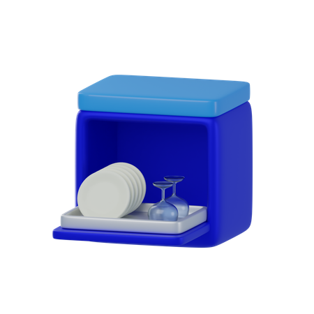 Lave-vaisselle  3D Icon