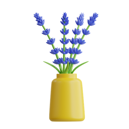 Lavendeltopf  3D Icon