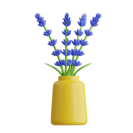 Lavender Pot  3D Icon