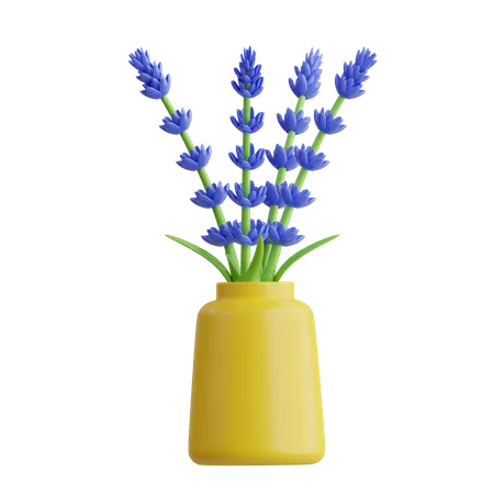 Lavender Pot  3D Icon