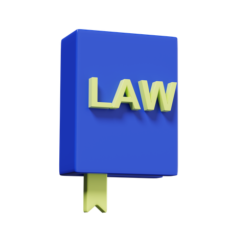 Law  3D Icon