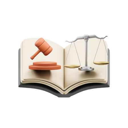 Law  3D Icon