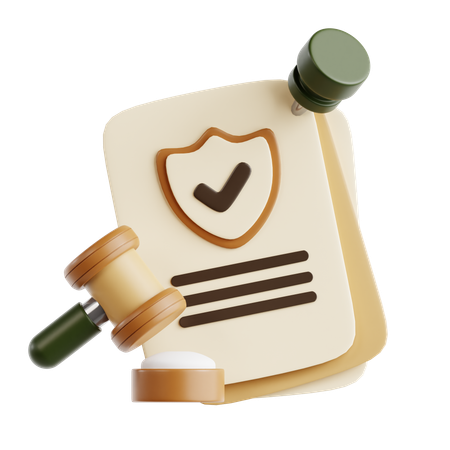 Law Abiding  3D Icon