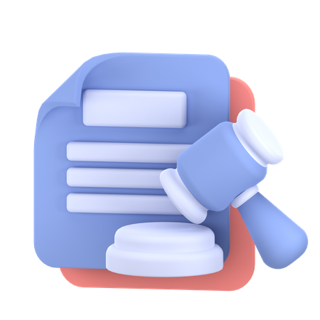 Law And Legislation  3D Icon