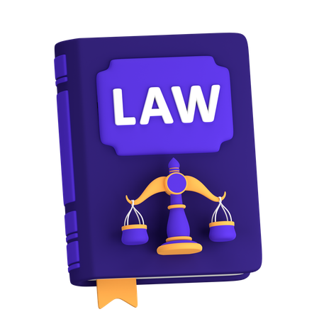 Law Book  3D Icon