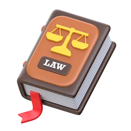 Law Book 3 D Human Rights Icon 3D Icon