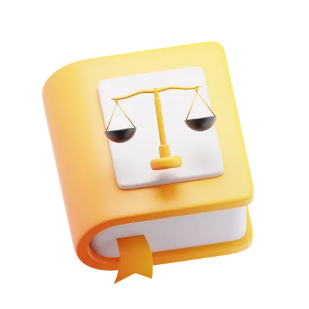 Law book  3D Icon