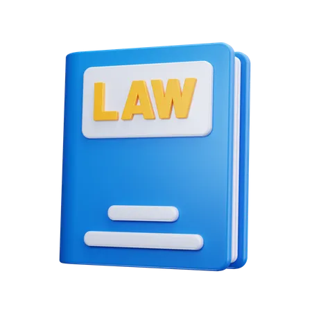 法律書  3D Icon