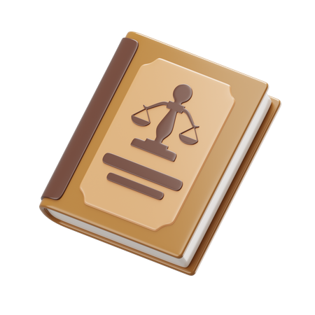 法律書  3D Icon