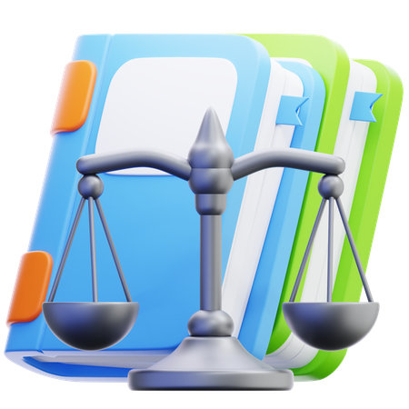 法律書  3D Icon
